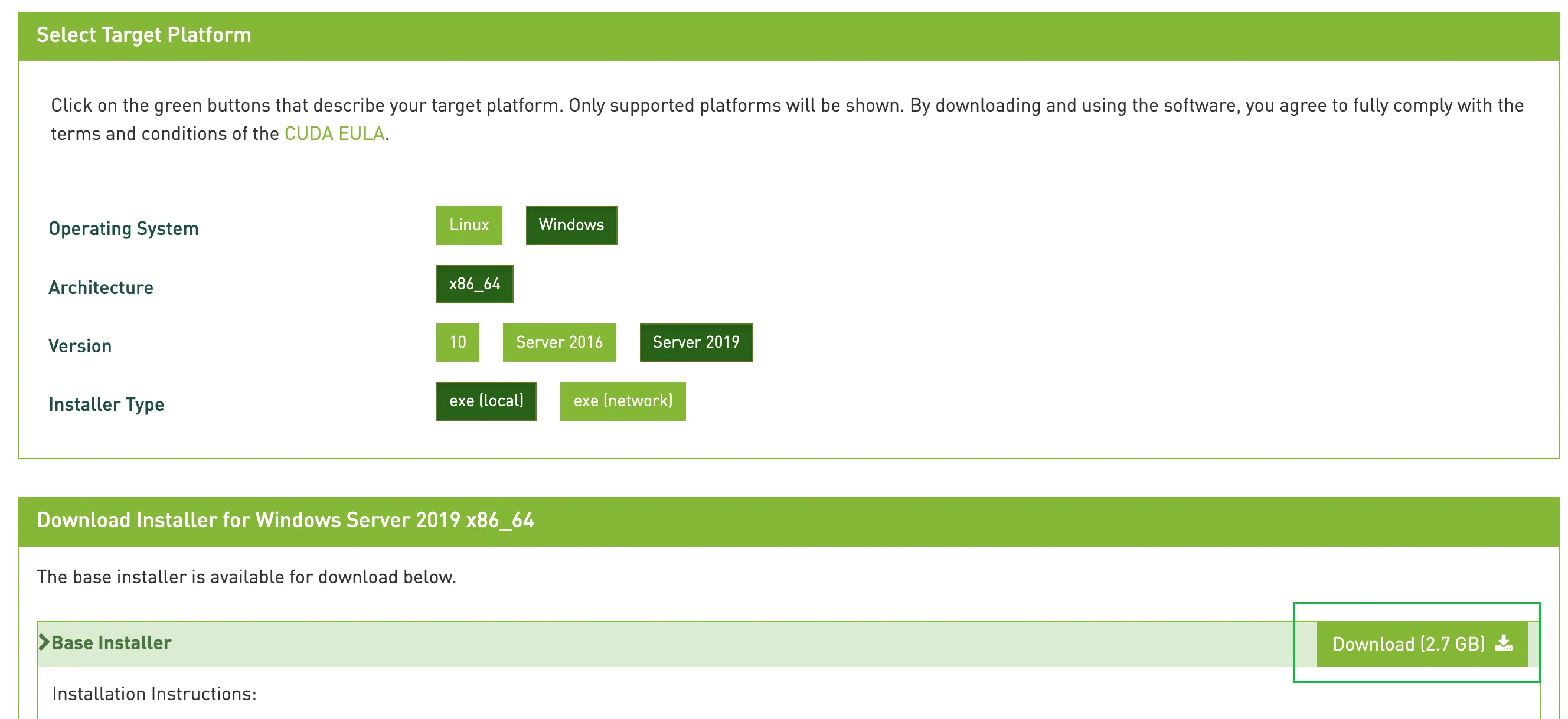 config gpu win 2