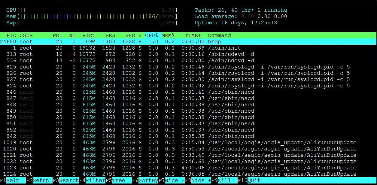 faq trouble linux instance system1