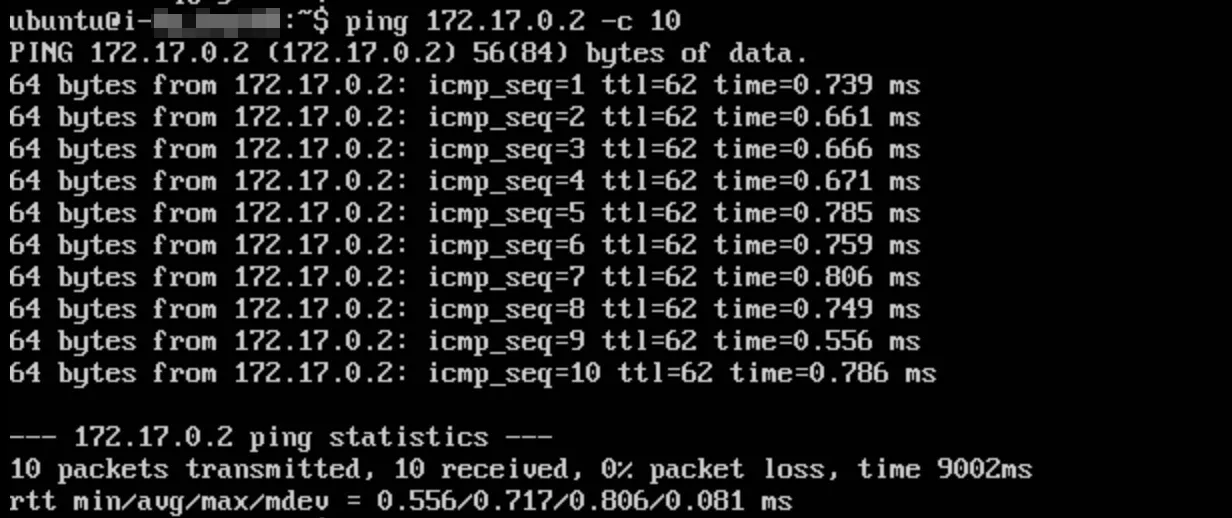 intranet router ping